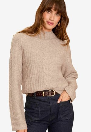 Love & Roses REGULAR FIT  PREMIUM  - Svetr - beige