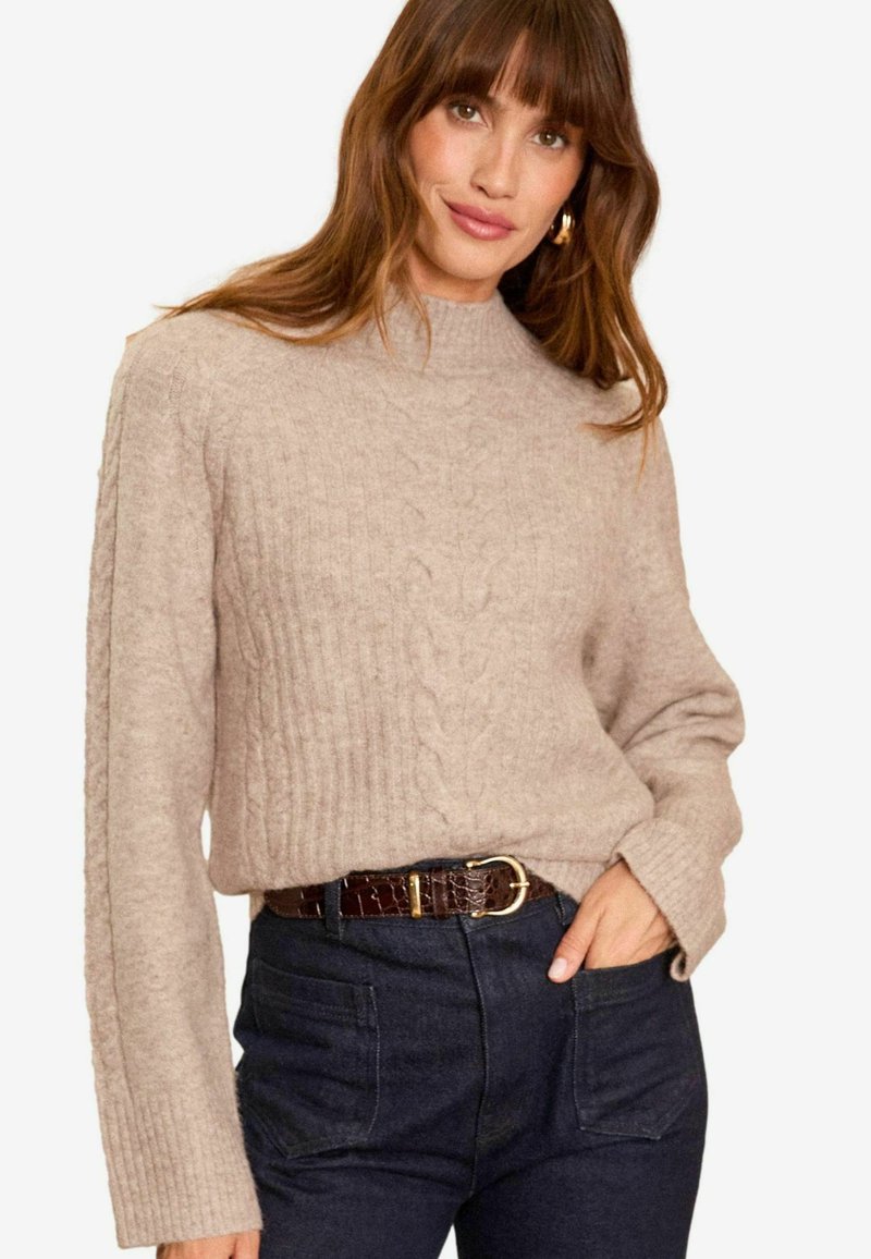 Love & Roses REGULAR FIT  PREMIUM  - Jersey de punto - beige