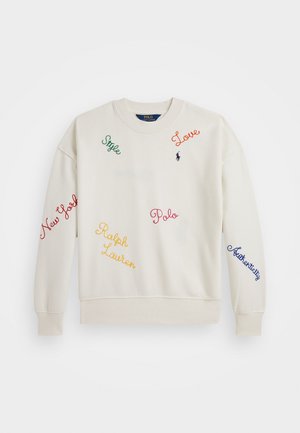 Polo Ralph Lauren EMBROIDERED FLEECE SWEATSHIRT - Mikina - nevis