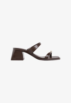 Stradivarius, Sandales de bain - brown