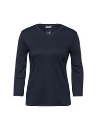 BASIC V-NECK - Maglietta a manica lunga - blau