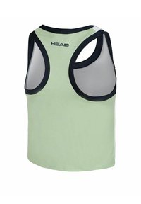 Head Top - white celery green