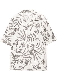 SHORT SLEEVE PRINTED - Košeľa - white