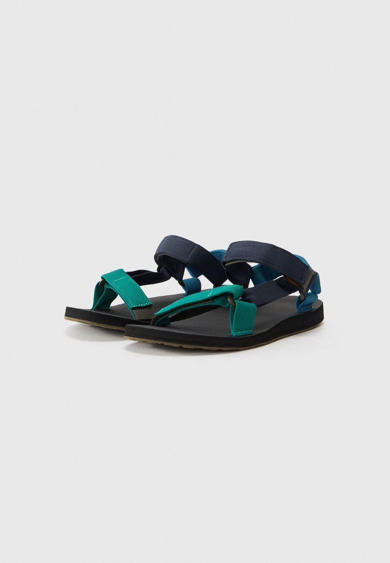 Teva Men\'s Black Sandals with Teal and Navy Straps Original Universal Sandal | Teva® main image 2