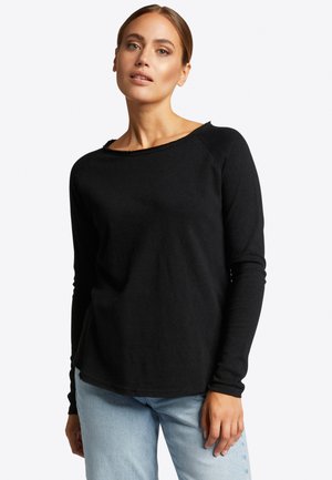 Long sleeved top - black