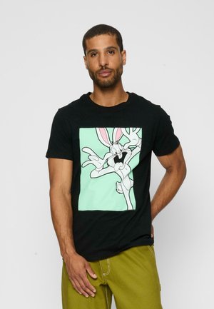 LOONEY TUNES BUGS BUNNY FUNNY FACE  - Print T-shirt - black