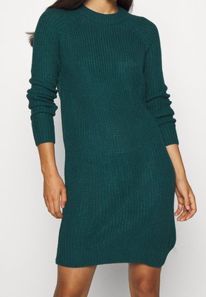 Gebreide jurk - dark green