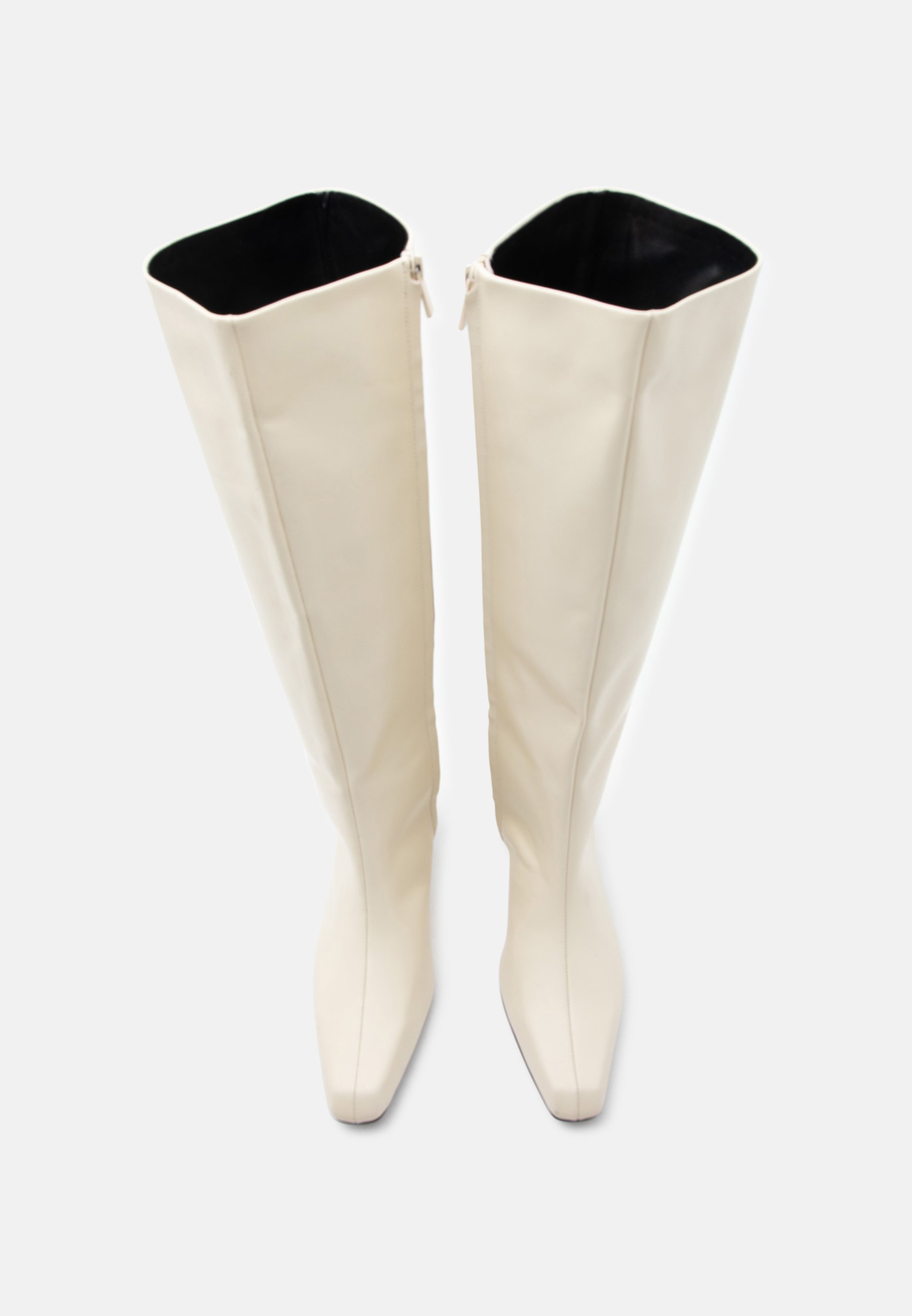 Samsøe Samsøe SAMAJ HIGH BOOT TREADS - Boots - bone white/off