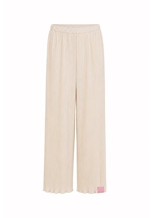 OH APRIL, KIERA PLISSEE PANTS - Housut - beige