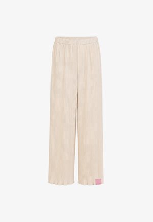 OH APRIL, KIERA PLISSEE PANTS - Bukser - beige