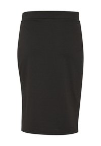 Kaffe Bleistiftrock - mottled black