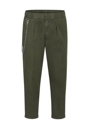 Redefined Rebel LEE CROPPED PANTS - Stoffhose - climbing ivy