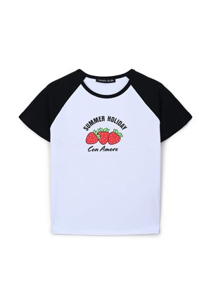 RAGLAN - T-shirt con stampa - nero