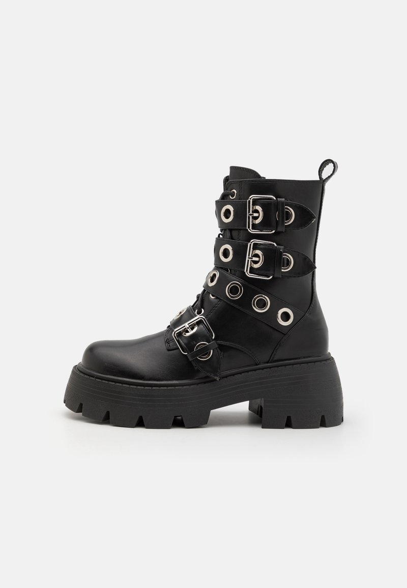 RAID KARENN - Bota de tornozelo estilo cowboy/motociclista - black