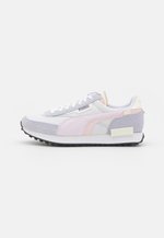 Puma Future Rider Displaced Trainers White Lavender Fog Multi Coloured Zalando Co Uk Puma Future Rider Displaced Trainers White Lavender Fog Multi Coloured Zalando Co Uk