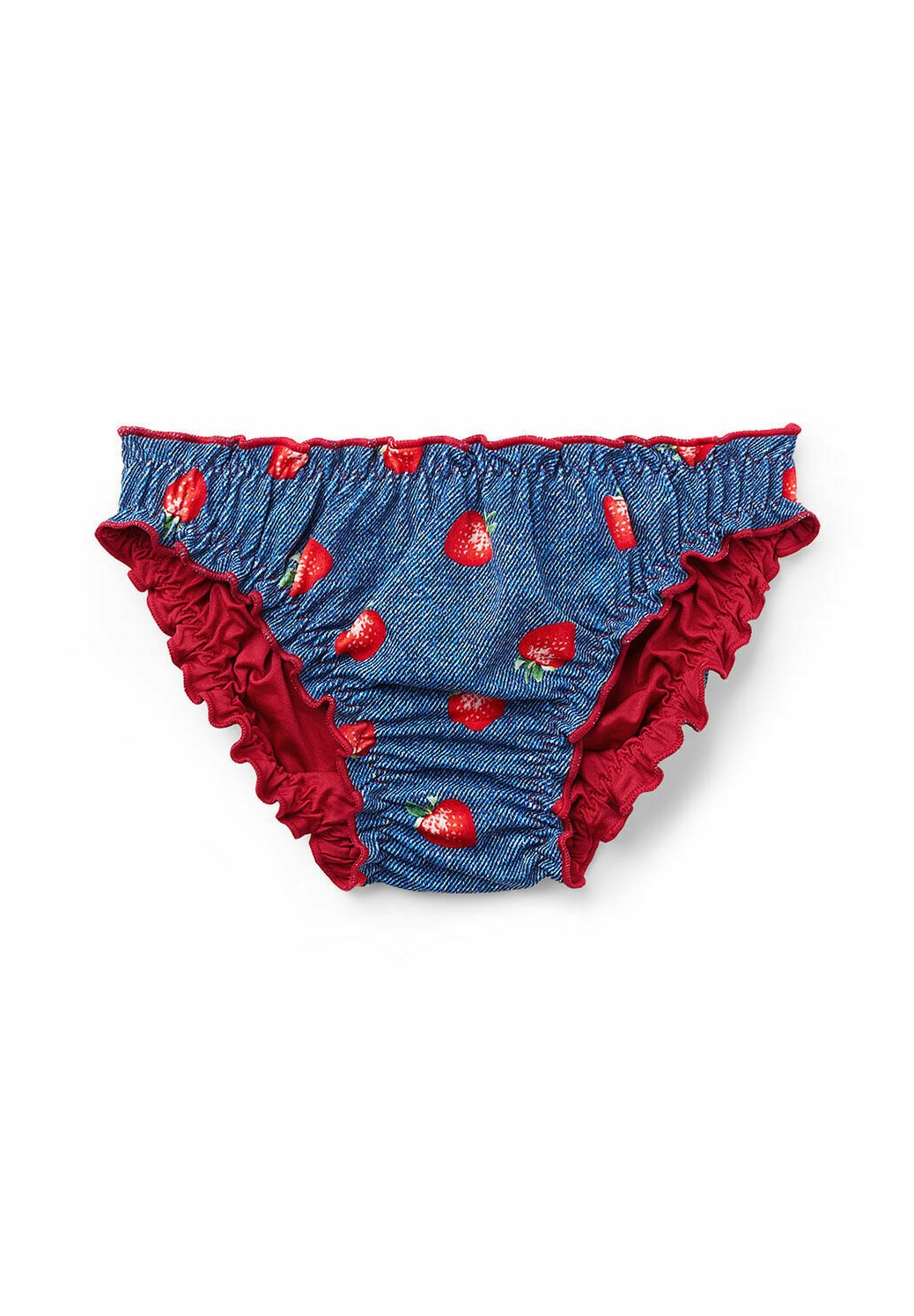 Calzedonia STRAWBERRIES Bas de bikini blue/bleu chiné ZALANDO