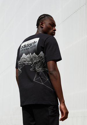 TEE - T-shirt con stampa - black