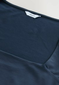 REGULAR FIT - SOFT TOUCH SQUARE NECK SHORT SLEEVE  - T-shirt basic - navy