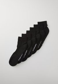 ONLINE WALK QUARTER UNISEX 6 PACK - Socks - black