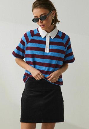 Next, REGULAR FIT - CORD MINI SKIRT - A-line skirt - black
