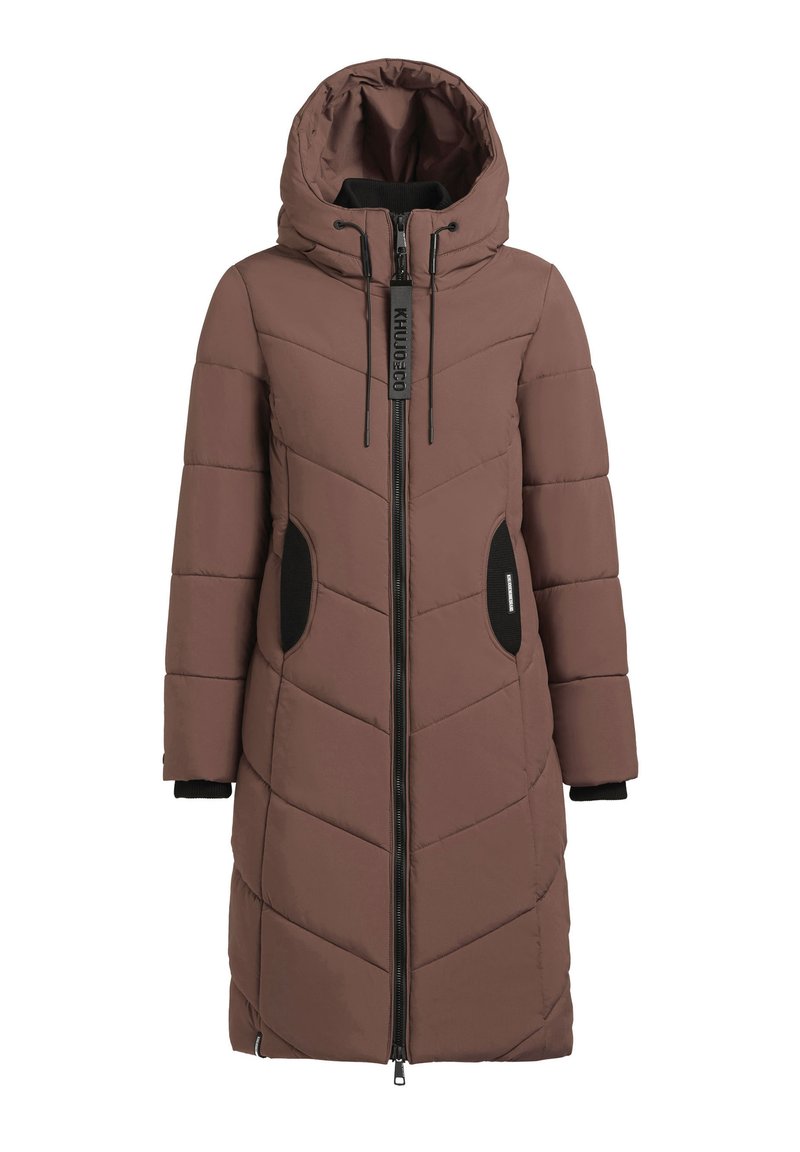 khujo Wintermantel rood