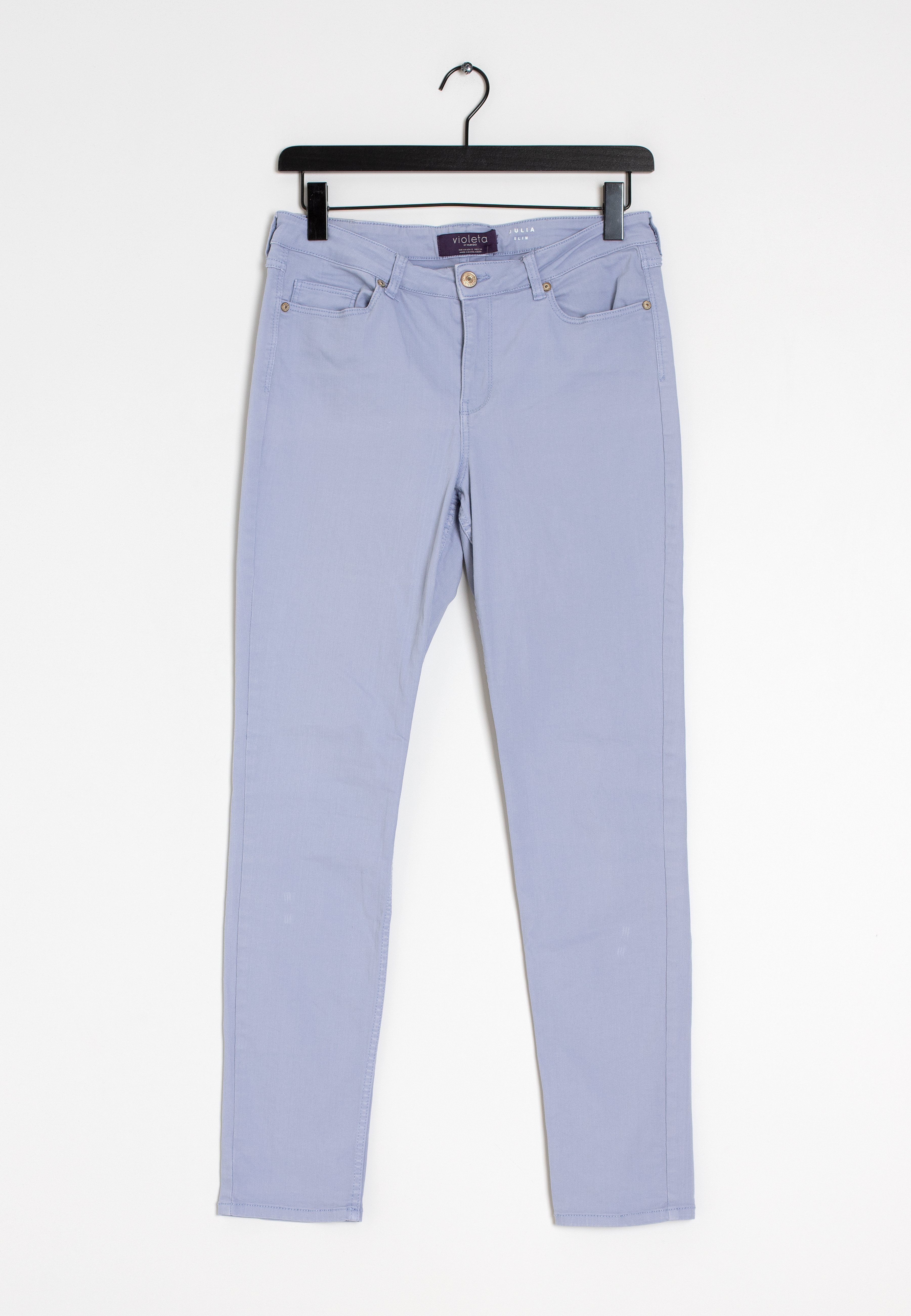 Violeta by Mango Slim fit jeans - purple/paars - (Pre-owned) - Zalando.nl
