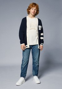 Tommy Hilfiger VARSITY GRAPHIC UNISEX - Kardigan - dark night navy