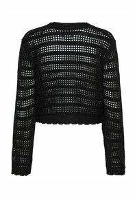 ONLY ONLLYKKE TIE CARDIGAN - Cardigan - black