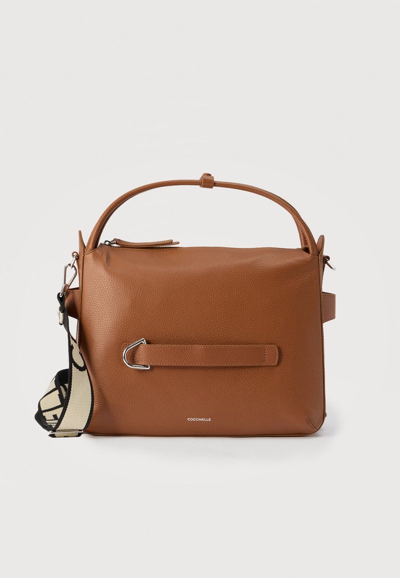 Coccinelle GRETEL RIBBON - Handbag - cognac - Zalando.co.uk