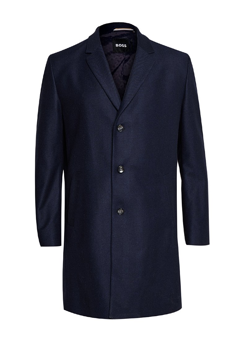 Boss Mantel donkerblauw