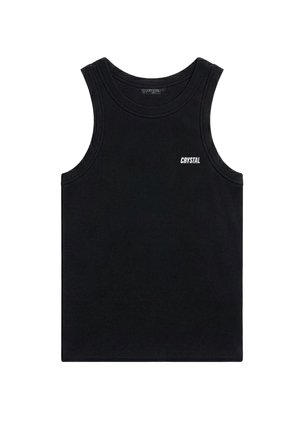CRYSTAL PARIS, CRYSTAL PARIS TANK TOP CORE - Poloshirt - black