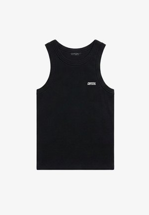 CRYSTAL PARIS, CRYSTAL PARIS TANK TOP CORE - Poloshirt - black