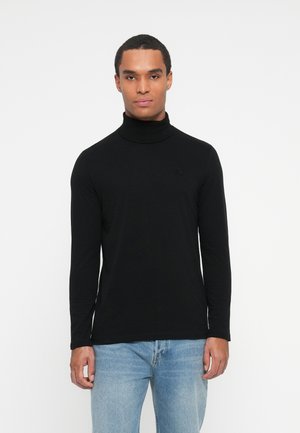 ROLLNECK - Long sleeved top - black