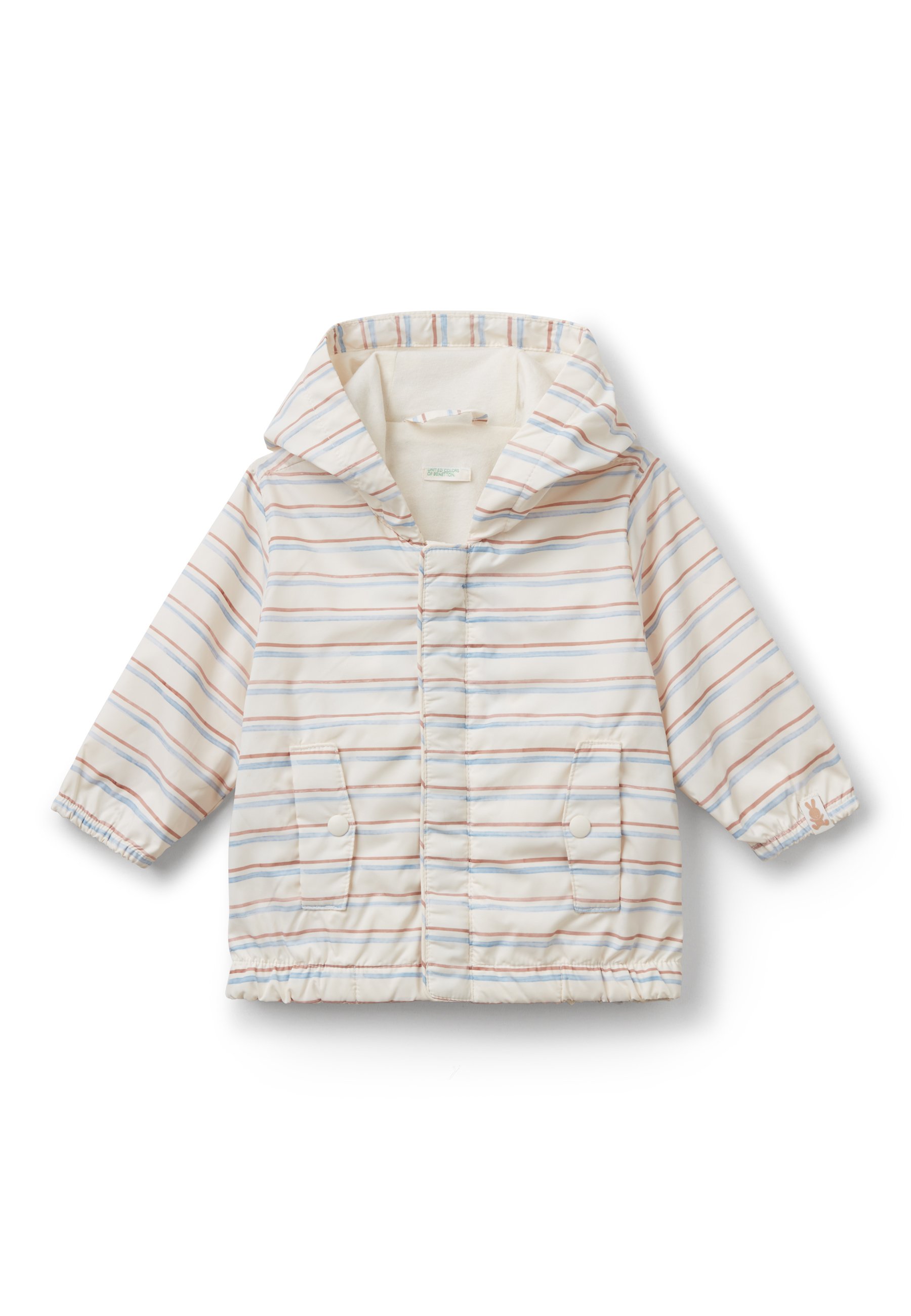United Colors of Benetton WITH ALLOVER STRIPES Manteau court