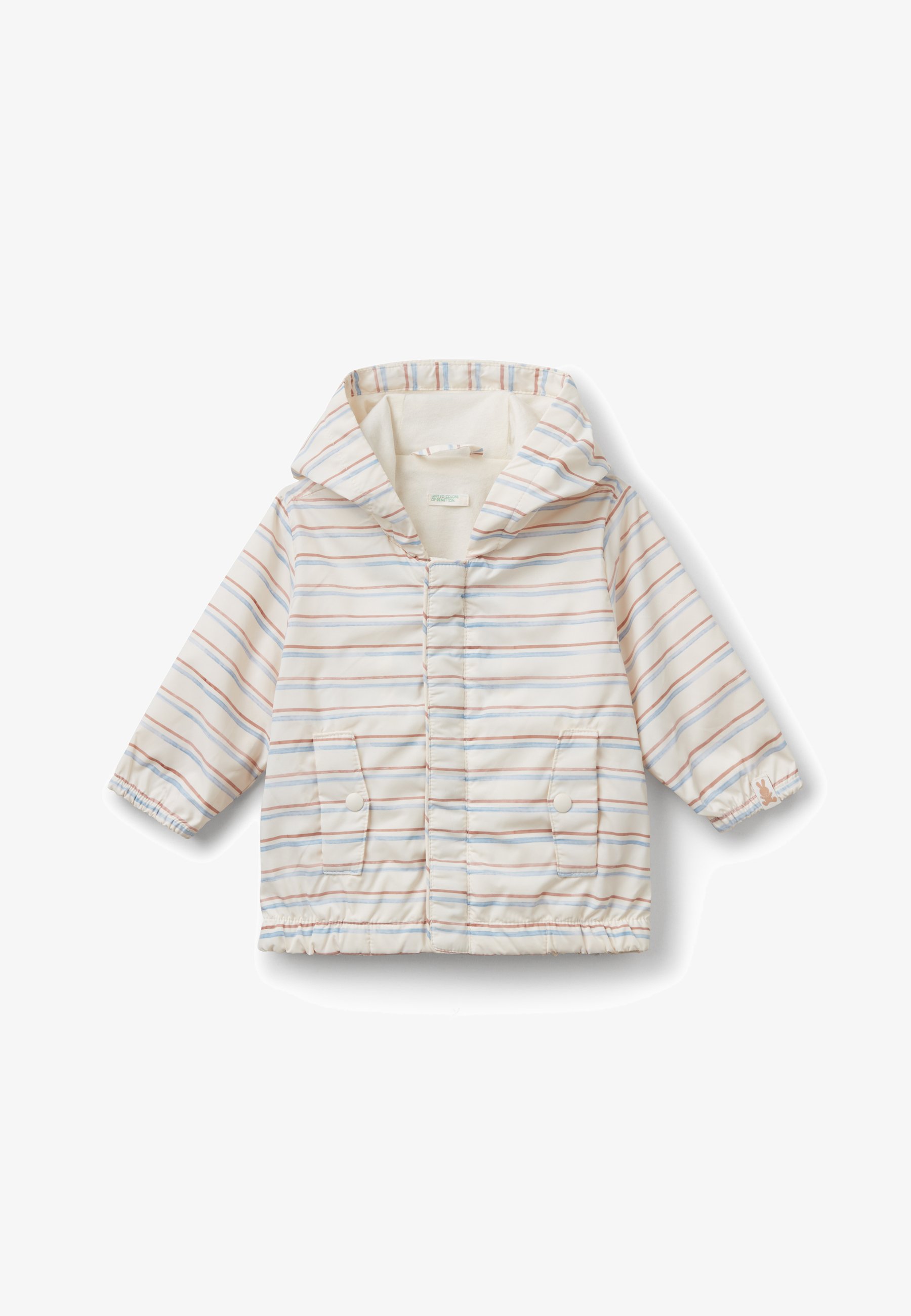 United Colors of Benetton WITH ALLOVER STRIPES Manteau court