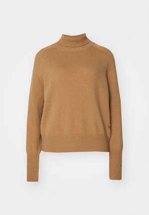 POLO NECK  - Džemperis - tobacco