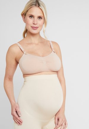 CURVE MATERNITY AND NURSING SEAMLESS BRA - Korsetes izstrādājums ar stīpiņām - nude