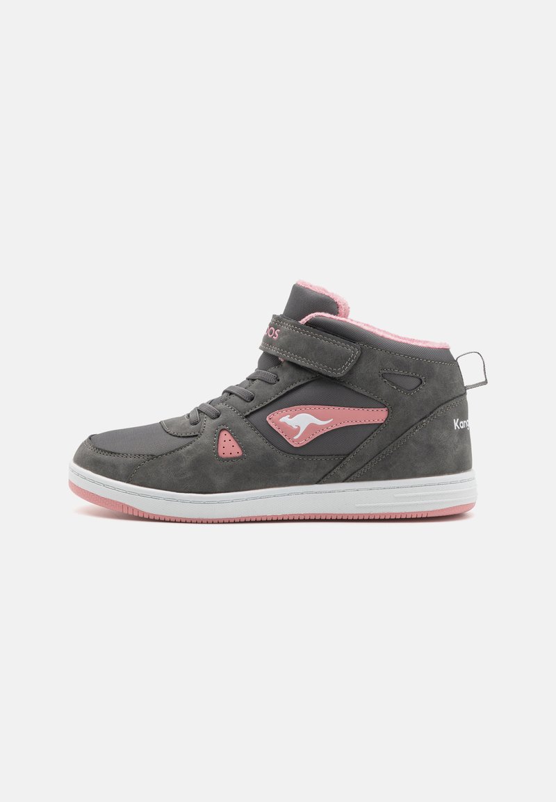 KangaROOS K-CP KALLEY II - Korkeavartiset tennarit - steel grey/dusty rose