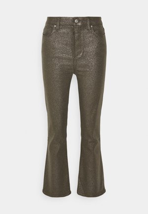 Paige CLAUDINE  - Παντελόνι - dark taupe/silver