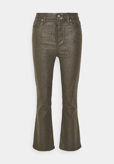 Paige CLAUDINE - Παντελόνι - dark taupe/silver