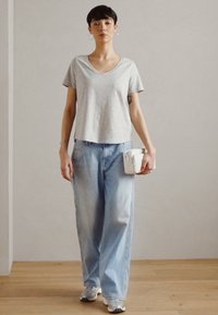 Anna Field Jednoduché tričko - mottled light grey/blue