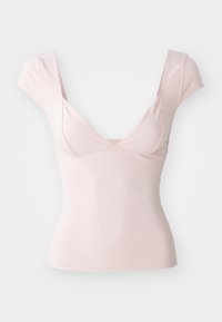 DUO CORSET CAMI - Lihtne T-särk - rose