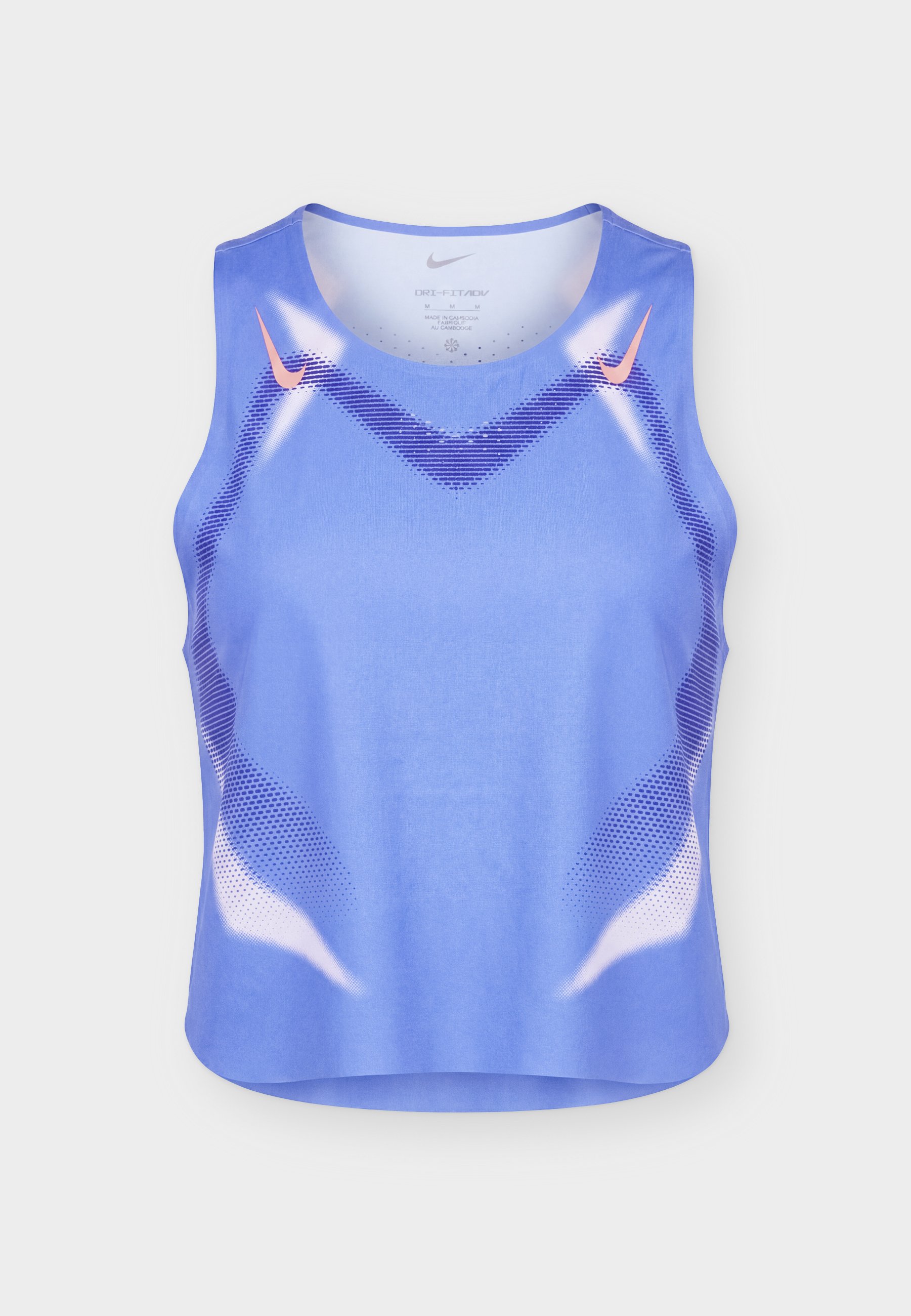 Nike Performance CROP TANK - Top - sapphire/hot lava/black