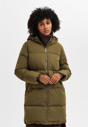 SLFMINA JACKET - Daunenmantel - ivy green