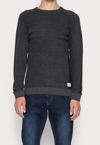 Jack & Jones Stickad tröja - black