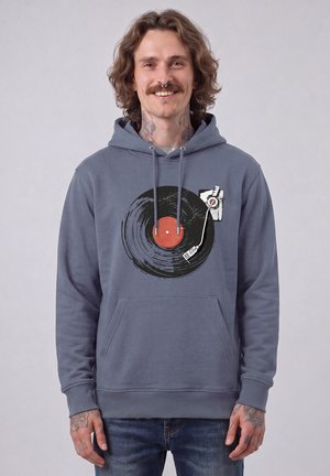 watapparel, SCHALLPLATTE UNISEX - Kapuzenpullover - blue grey