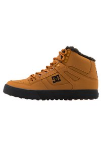 DC Shoes - PURE UNISEX - Šņorējami puszābaki - wheat/black Miniatūras attēls 1