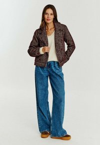 NAOKO Mezisezónní bunda  - bordeaux