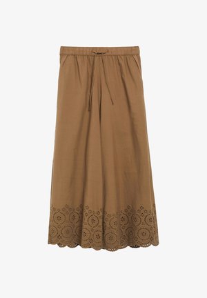 s.Oliver, Pleated skirt - dunkelbraun