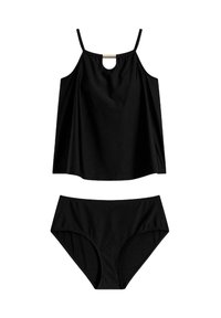 bonprix TANKINI 2-TLG SET - Bikini - black